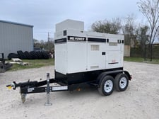 62 KW Multiquip #DCA70SSIU4F, trailer mounted, Tier 4F, 120/240/208/277/480 Volts, 13798 hours, 2015, on