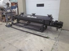 7" x 10' Metso #S0712-4, holoflite double screw dryer, jacketed flights, cored shafts, rotary unions