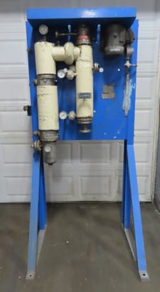 Luwa #LN-0012-B package, wiped film evaporator, 3 blade wiped film rotor, 1.5 HP, 1982