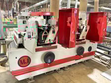 Mereen-Johnson #524-DD-CSR-2+4, multi-blade double arbor gang rip saw, 24" arbor, shifting blades, 2016