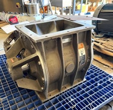 Buhler #USF-36/38, Stainless Steel airlock rotary valve / feeder, 10" x 14" x 19"