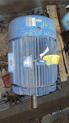 30 HP 885 RPM Westinghouse, Frame 364T, TEFC, 1.15 service factor