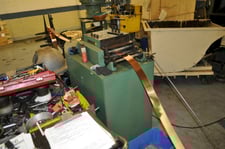 10" x .075" Durant #MD10, straightener, 7-roll straightener, entry & exit pinch rolls, loop arm, forward &