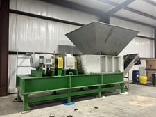 Shredder, dual shaft