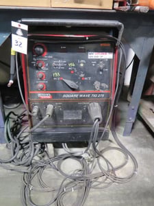 Lincoln #Square-Wave-275, TIG Welder w/ Tweco Cooler