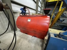 Oil tank w/ diaghram pump, 500 gallon