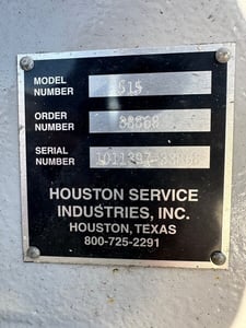 HSI #515, multi stage turbo centrifugal blower with 15 HP motor