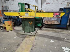 20000 lb. 2-Arm Turnstile, 60" width arms, 6-1/2" C-Hook Opening, 58-1/4" Floor to Top of Arm