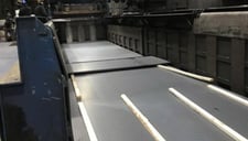 96" Herr Voss, Stacker, .500", 2 stackers 24' each, w/conveyors and back stop, 2008