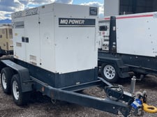 40 KW Multiquip #DCA45SSIU4F, trailer mounted, Tier 3, 120/240/208/277/480 Volts, 9649 hours, 2014, $28k