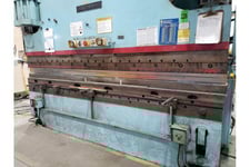 350 Ton, Cincinnati #350CB, hydraulic press brake, 10' 6" OA, 2-Axis Autogauge CNC 2000 Back Gauge, 1995