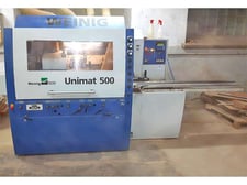 Weinig #U-500, feed through moulder, 5-heads, 9-1/16" x 4-3/4" capacity, 1-9/16" spindle, 2008