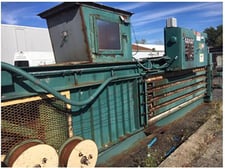 Selco #HSO-128AR50, 30" x 40" variable auto-tie horizontal baler, 50 HP, 8" cylinder, 30" x 30" hopper opening