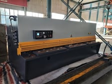 1/4" x 13' Ficom #QC12Y-8X4000, Hydraulic Shear, front operated power back gauge, 15 holddowns, 20 HP