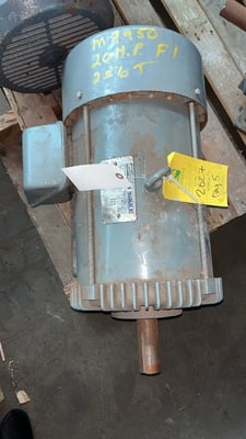 20 HP 1760 RPM Reliance, Frame 256T, TEFC, 1.15 service factor