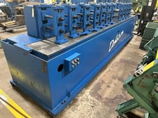 12 Stand, Dahlstrom #300-14, rollformer, 1.25" shaft, 10" roll space, 100 FPM, 10 HP, #29294