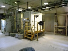 Wagner #Supercube powder booth system 2'-6" W x 6'-0" H opening