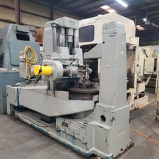 Gould & Eberhardt #48H, vertical gear hobber, 48" dia. capacity, 2 DP, hob arbors, tailstock