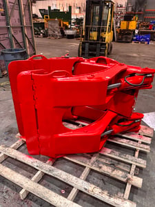 Bolzoni Auramo #ARC-90-1060PE, 60" diameter roll clamp, 9000 lb. @ 30", 2016