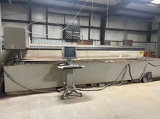 Flow #IFB-6024, wayerjet, 50 HP, 60000 psi, 6' x 24' work envelope, 8" motorized Z-Axis, 2008