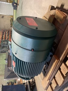 100 HP 3600 RPM Reliance, Frame 405LP, TEFC BB, 460 Volts, New Surplus