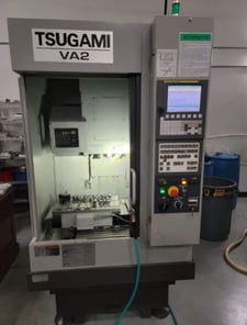 Tsugami #VA2, high speed vertical machining center, 14.1" X, 10.2" Y, 9.8" Z, 14 automatic tool