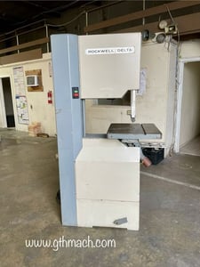 20" x 13-1/2" Rockwell #Delta-28-3X0 Vertical Bandsaw