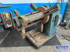 4000 lb. American #60, motorized coil reel, 30" width, 54" outside dimensions, 14"-21" ID, 25-65 FPM, 2 HP