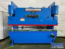 135 Ton, Niagara #HBM135-8-10, hydraulic press brake, 10' overall, 102" between housing, 8" stroke, 20 HP