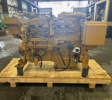 251 HP Caterpillar #3406-DIT, marine engine, 1800 RPM, sound attenuated enclosure 1, hydromechanical