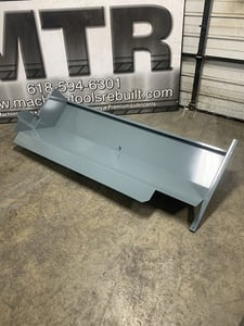 LeBlond, Lathe chip guard back splash, 15x54