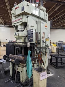 121 Ton, Komatsu #110-2, OBS punch press, 5.9" stroke, 18" Shut Height, 3.94" adj., Wintriss clutch & brake