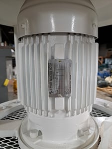 50 HP 885 RPM Yaskawa, Frame 250S/M, D-Flange, VSS, vertical solid shaft, TEFCBB, 460 Volts, unused surplus