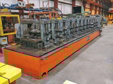 12 Stand, B & K, rollformer, 25" roll space, 4" spindle diameter, 40" passline, 1976