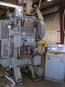 35 Ton, Precision #Flex-o-press, 2" stroke, 24" x 18" bed, tag #14549