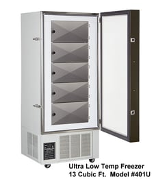 Yamato #ULF401U, upright - vertical style ultra low temperature freezers, 13 cu.ft., 115/208 V., 1-phase