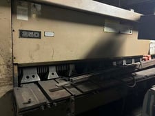 1/4" x 10' Cincinnati #250HS10, hydraulic power squaring shear, 48" back gauge, 15 hold downs