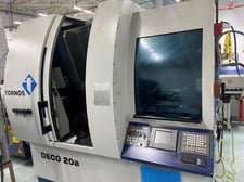 Tornos #Deco-20A/26A, CNC automatic screw machine, Fanuc PNC Deco, Iemca bar feed, 2008