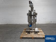 13 gallon Highland Agitated Receiver Tank, 316 Stainless Steel, 50 Liter, 15" diameter x 16" straight side