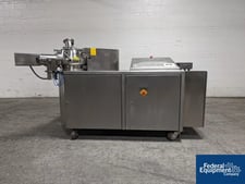 10 liter Diosna #P/VAC 10/60, High Shear Mixer, Stainless Steel, jacketed bowl, side discharge with pneumatic