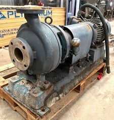 100 GPM, Goulds #3196MT, Stainless Steel horizontal centrifugal pump, 3" inlet x 2" outlet