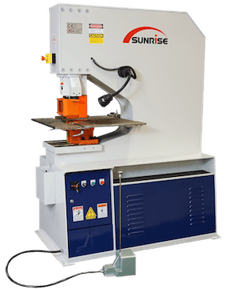 88 Ton, Sunrise #PM-88XT, hydraulic punch single end machine, NEW