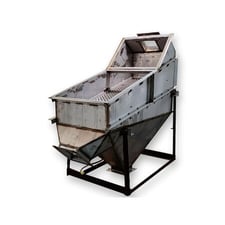 Stainless Steel Scalper vibrating screener, 1-Deck
