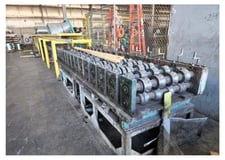 14 Stand, ASC panel roll forming line with pre-cutoff & measuring system, 6'-42' long