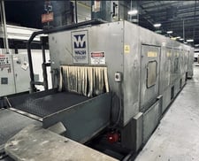 Walsh #36x18, (7) stage pass-thru washer, rinse, DI rinse, heated blow-off dryer box