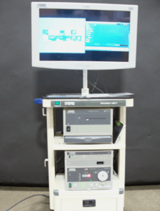 Endoscopy Tower, Storz #OfficeKart-9801T, AIDA HD Connect Image 1 H3 Link XENON 175