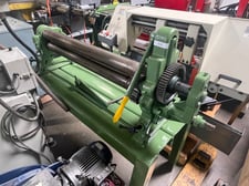 14 gauge x 3' Pexto #416-3, sheet metal roll, 3" diameter roll, 1.5" forming radius