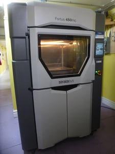 Stratasys #Fortus-450MC, 3D printer, 16" X, 14" Y, 16" Z, (4) layer thicknesses, 12 materials, 15 build