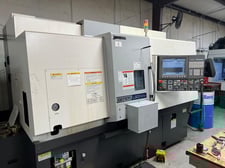 Okuma #Genos-L300MYW-eX500, CNC lathe, 10" chuck, 2.7" bar, A2-8, 12 turret, 20 HP, 8000 RPM, OSP P300LA, sub