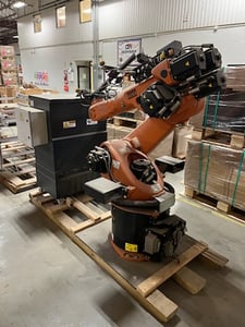 Kuka, KR-60-3, robot system, KR C4 Control system, programmable smart pad, robot enclosure
